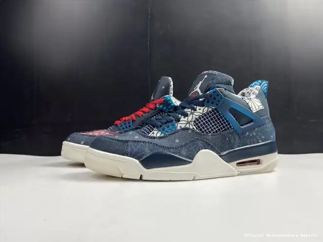 Official Maikesneakers 4 Sashiko Retro SE CW0898-400 Jordan Air 0529